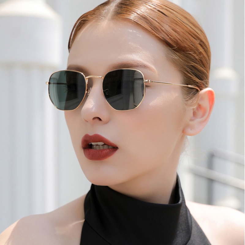 Vintage Fashion Enthusiasts - نظارات شمسية دائرية بأسلوب البانك للرجال،