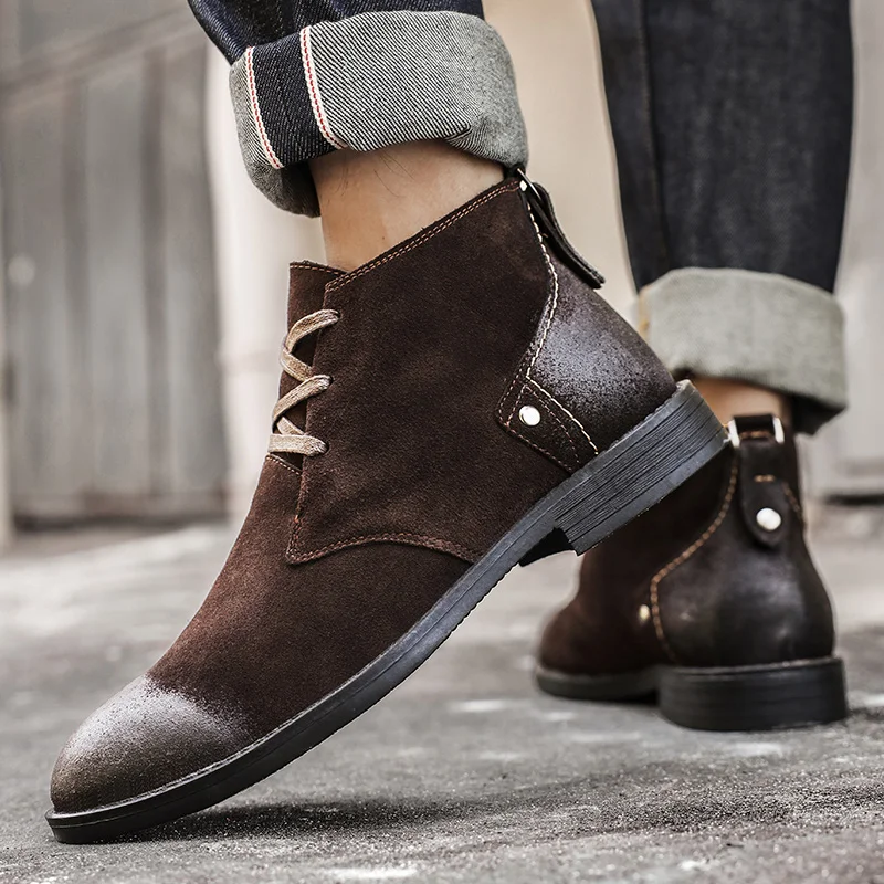 جديد البقرة المدبوغ حذاء من ال - مراجعة Vintage Old Fashion وسعره