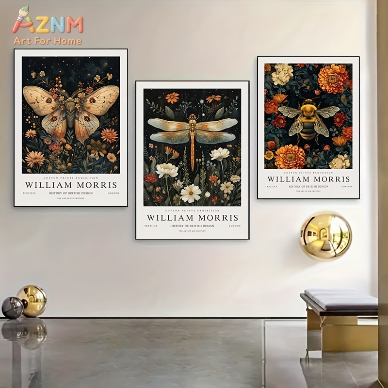 مجموعة من 3 ملصقات فنية جدارية - مراجعة Vintage Fashion Wall Art وسعره