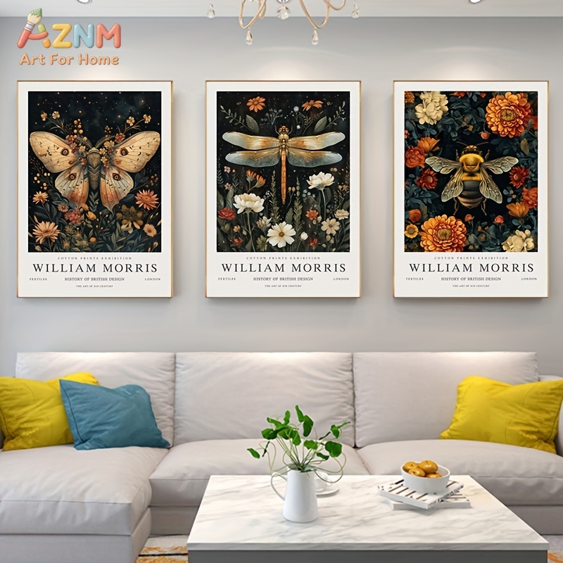 مجموعة من 3 ملصقات فنية جدارية - مراجعة Vintage Fashion Wall Art وسعره