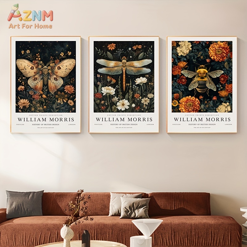 مجموعة من 3 ملصقات فنية جدارية - مراجعة Vintage Fashion Wall Art وسعره