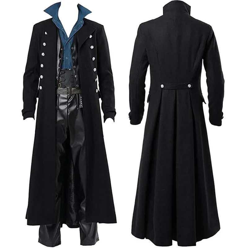 زي قرصان للرجال من العصور الوس - مراجعة Vintage Trench Coat وسعره