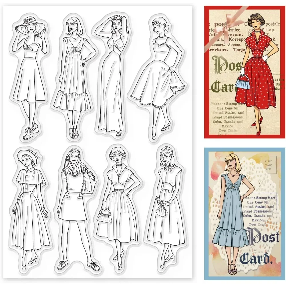 أزياء المرأة سيليكون واضح ختم  - مراجعة Vintage Fashion Journal وسعره