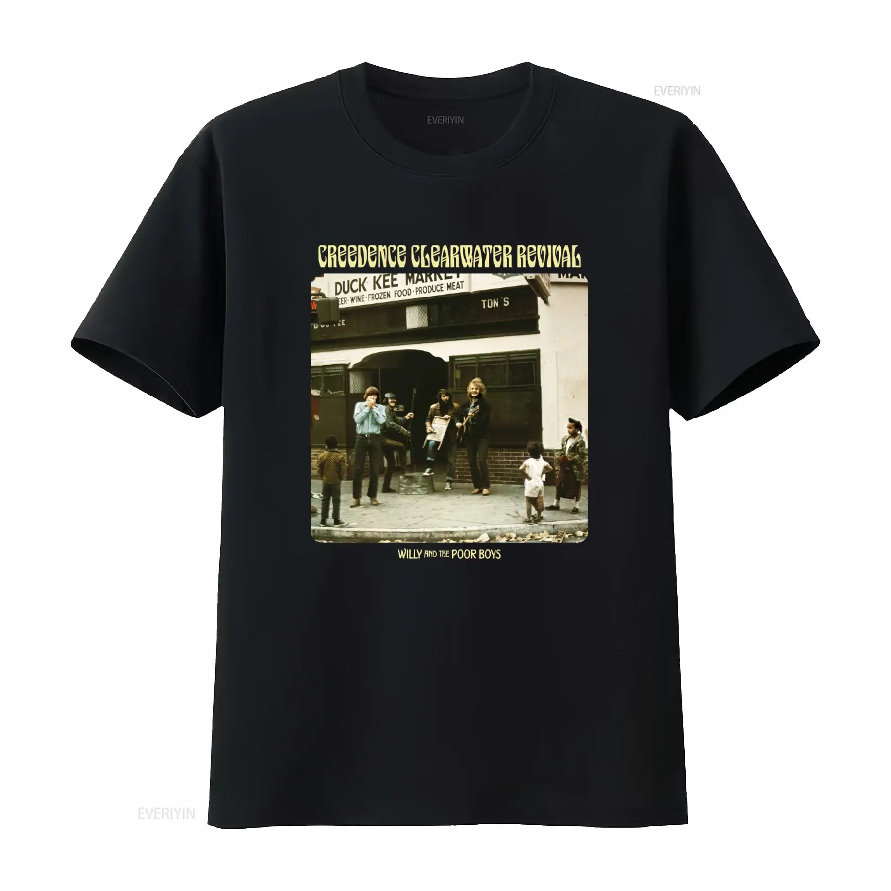 تي شيرت Creedence Clearwater R - مراجعة Vintage Fashion Revival وسعره
