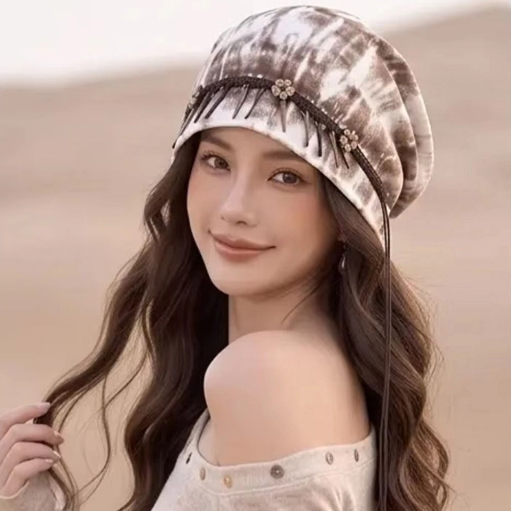 غطاء شعر بتصميم عرقي عتيق، قبع - مراجعة Vintage Fashion Bloggers وسعره