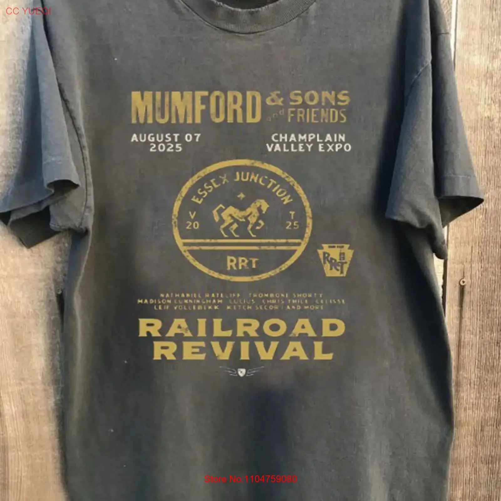 تي شيرت Mumford Sons and Frien - مراجعة Vintage Fashion Revival وسعره