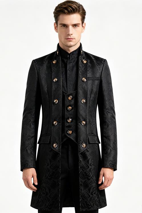معطف رجالي على طراز فيكتوريا إ - مراجعة Vintage Trench Coat وسعره
